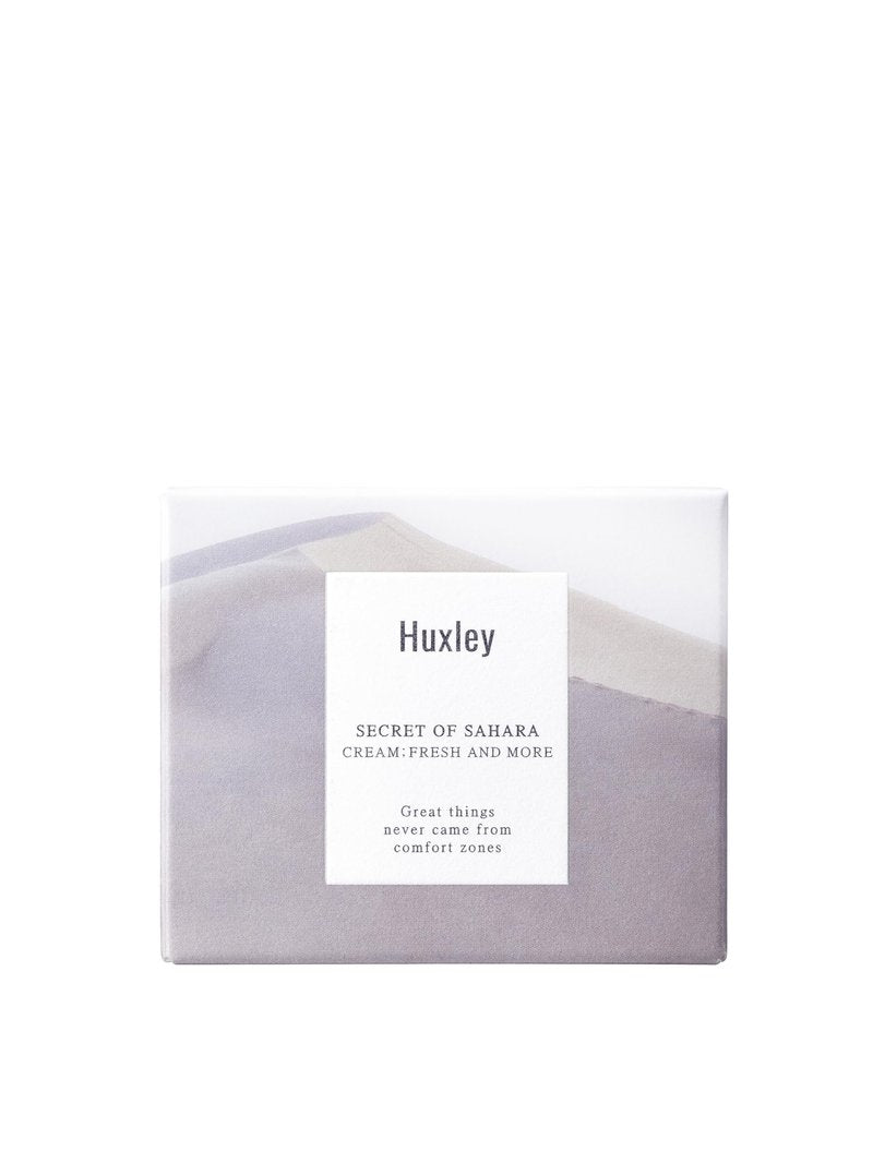 Huxley Secret of Sahara Fresh and More Cream, Lightweight Hydrating Korean Gel Face Cream, Non-Sticky Fast-Absorbing, Moroccan Cactus Water + Extract, Prickly Pear Seed Oil, 50 ml /1.69 fl. oz.