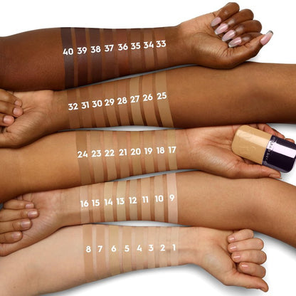 Urban Decay Face Bond Self-Setting Waterproof Foundation, Medium Coverage, Natural Matte Finish, 3% Niacinamide Serum Improves Skin Texture Feel, Transfer-Resistant, Sweat-Proof, Blurs Skin - Shade 25