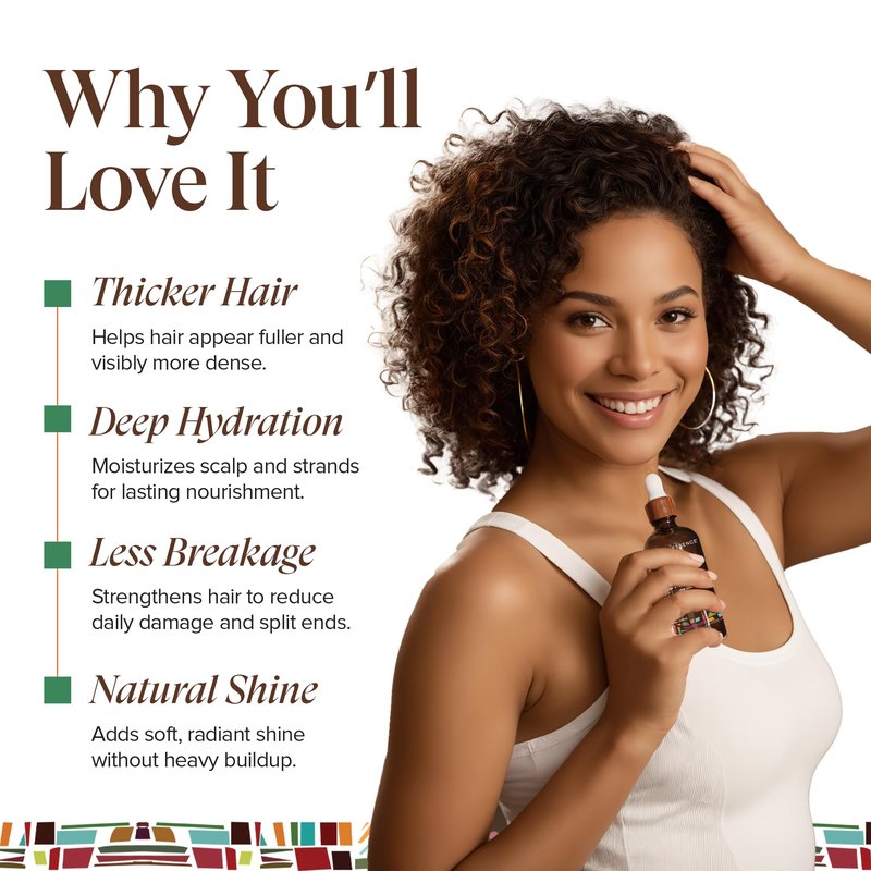Kreyol Essence - Haitian Black Castor Oil for Skin and Hair, Glass Bottle - Fuller-Looking Hair, Pure, Hexane Free, Cold Pressed, Natural Humectant (Original, 3.4 fl oz)