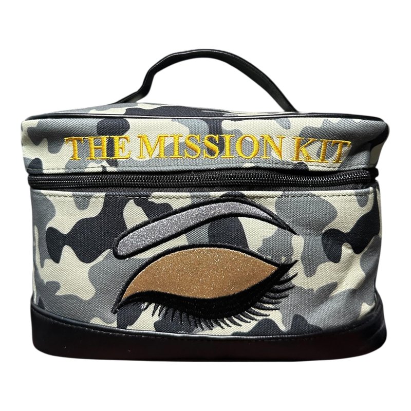 Beyond Shadow Ops™ Mission Kit – Makeup, Toiletry Bag & Travel Cosmetic Organizer with Secure Compartments, Gift for Travelers and Makeup Lovers
