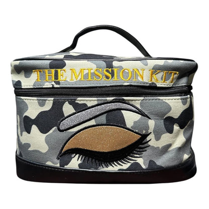 Beyond Shadow Ops™ Mission Kit – Makeup, Toiletry Bag & Travel Cosmetic Organizer with Secure Compartments, Gift for Travelers and Makeup Lovers