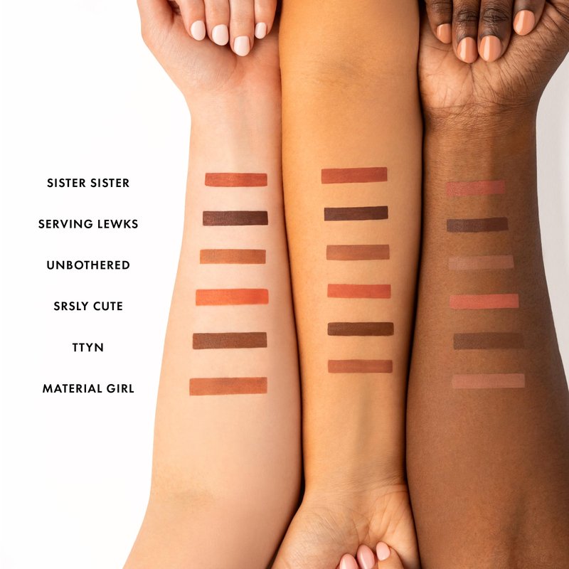 ICONIC LONDON Fuller Pout Sculpting Lip Liner | Blendable, Dual Ended Lip Liner with Creamy Colour and Lip Sponge for Buffing, Cruelty-Free, Vegan Makeup (T.T.Y.N) 0.036 Oz