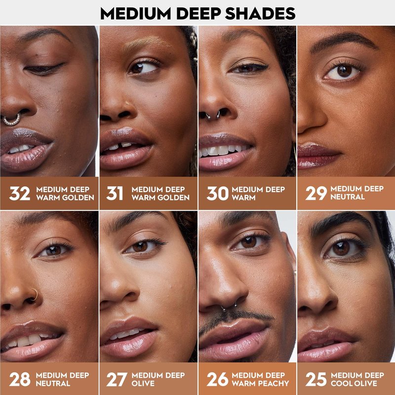 Urban Decay Face Bond Self-Setting Waterproof Foundation, Medium Coverage, Natural Matte Finish, 3% Niacinamide Serum Improves Skin Texture Feel, Transfer-Resistant, Sweat-Proof, Blurs Skin - Shade 25