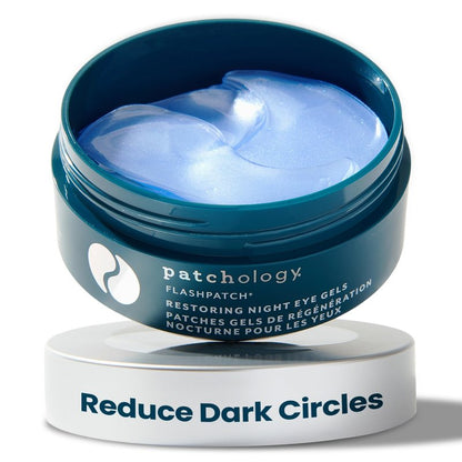 Patchology Restoring Night Under Eye Patches for Dark Circles & Puffy Eyes - Anti-Aging undereye Patch with Retinol, Reduces Eye Bags, Puffiness, & Wrinkles - Ultimate Skincare Solution (15 Pairs)