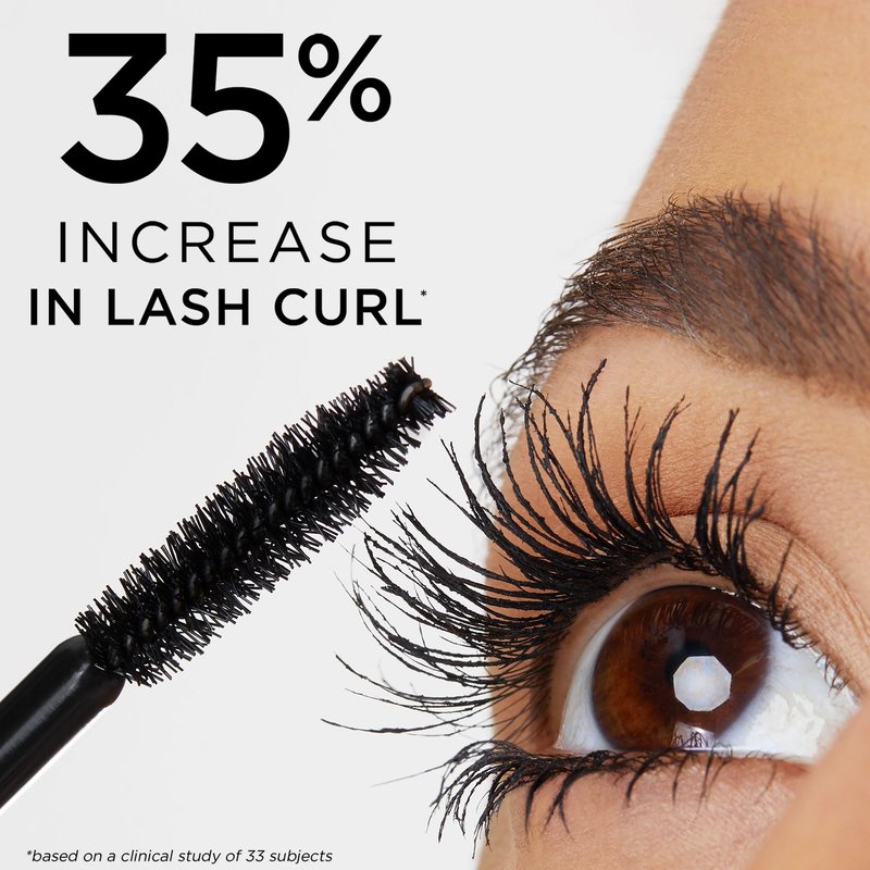 tarte lights, camera, lashes 4-in-1 mascara – Volume, Length, Curl & Conditioning for Fuller-Looking Lashes, Smudge-Proof, Flake-Free, Longwear, Vegan & Cruelty-Free, full size, black