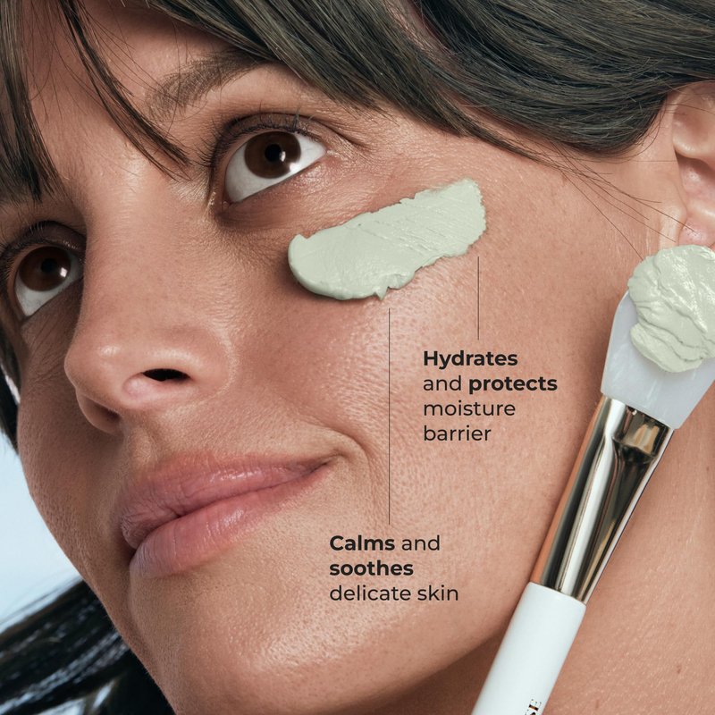 Borghese Advanced Fango Delicato Mud Mask - Hydrating Face Mask with Kaolin Clay, Aloe, Hydrolyzed Collagen & Hyaluronic Acid for Normal & Dry Skin