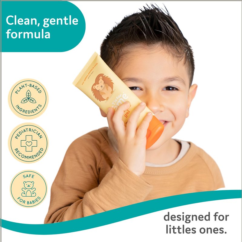 T is for Tame - Hair Taming Gel for Toddlers, Babies, and Kids - Vegan & Natural Styling Hair Gel, Anti-Frizz, Non-Sticky for Girls & Boys, Vitamin E Infused - 3.38 fl oz (2 Pack) - Made in the USA