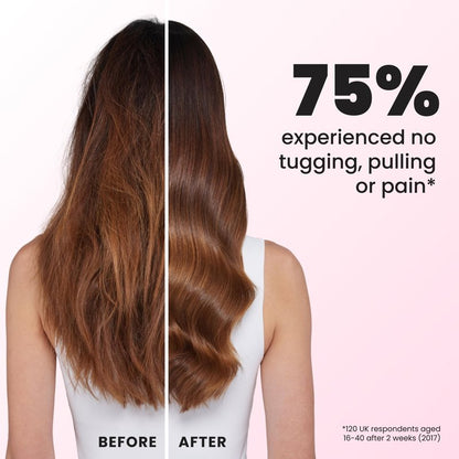 Tangle Teezer Ultimate Detangler Brush for Wet & Dry Hair, Eliminates Knots & Reduces Breakage for Straight to Wavy Hair Types, Millennial Pink