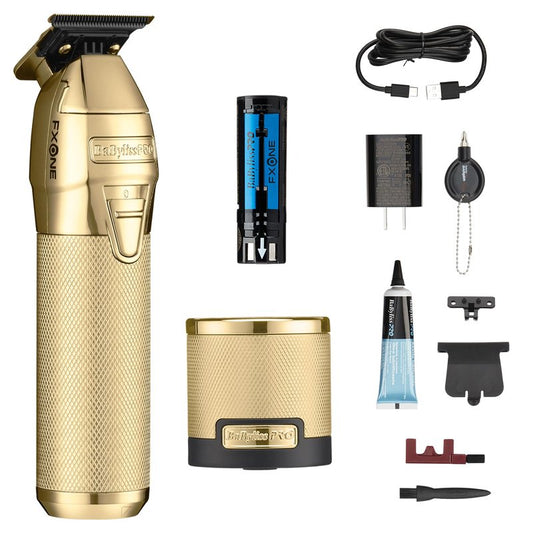 BaBylissPRO FXONE Hair Trimmer with Interchangeable Battery, Electric Trimmer for Men, Titanium T-Blade for All Hair, Up to 3-Hour Runtime