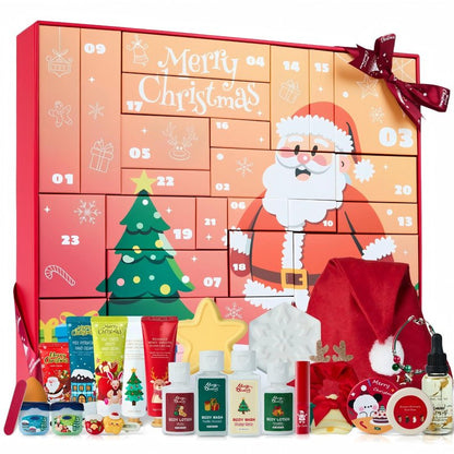Beauty Advent Calendar, 24 Days Advent Calendars for Women with Hand Lotion, Skincare Countdown Gift for Christmas, 2025 Christmas Calendar Skin Care Gifts, Advent Calendar 2025