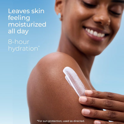 Eucerin Sun Advanced Hydration SPF 50 Sunscreen Lotion, Lightweight Sunscreen with Hyaluronic Acid and Humectants, Hypoallergenic, Fragrance Free, No Oxybenzone or Octinoxate, 5 Fl Oz Tube