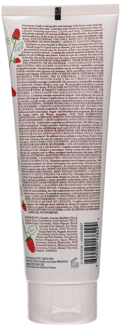 Fresh Sugar Strawberry Exfoliating Face Wash Cleanser Women 4.2 oz