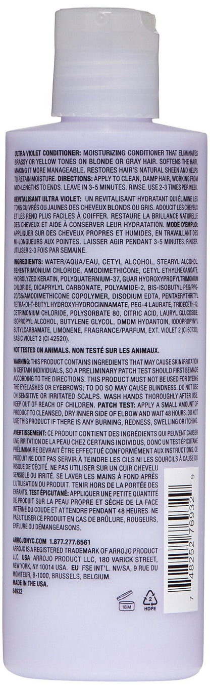 ARROJO Ultra Violet Conditioner, Floral Bouquet, 8.5 Fl Oz