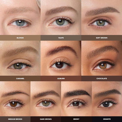Anastasia Beverly Hills Volumizing Tinted Brow Gel - Lightweight Buildable Volumizing Brow Gel for Natural Tint, Fullness & Definition with Long-Wearing Up to 24-Hour Hold - Caramel