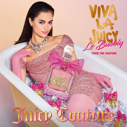 Juicy Couture Viva La Juicy Le Bubbly Eau de Parfum 3 Piece Fragrance Gift Set, Includes EDP Spray & Two Mini Women's Perfumes - Fruity & Sweet, Travel Size, 3.4 fl oz