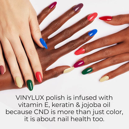 CND Vinylux Longwear Nail Polish, Chip Resistant Color, #364 Devil Red 0.5 Fl Oz (Pack of 1)