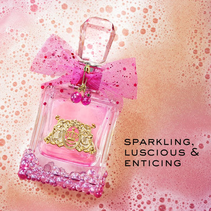 Juicy Couture Viva La Juicy Le Bubbly Eau de Parfum 3 Piece Fragrance Gift Set, Includes EDP Spray & Two Mini Women's Perfumes - Fruity & Sweet, Travel Size, 3.4 fl oz