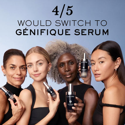 Lancôme Génifique Ultimate Recovery Serum, Anti-Aging Face Serum, Advanced Skin Repair Formula, Hyaluronic Acid, Moisture Barrier Repair, Radiance & Firmness, Hydrate & Plump 0.67 fl. oz