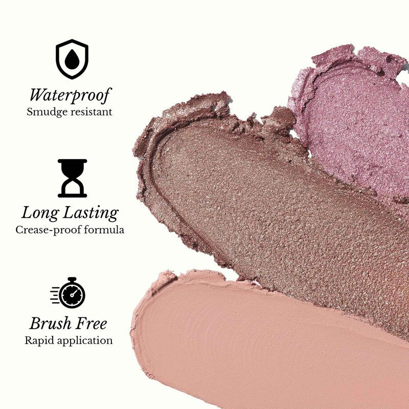 Zev Eyeshadow Stick – ShadeRush 2-in-1 Cream Eyeshadow Stick – Cream-to-Powder Eye Shadow with Built-in Smudger – Matte Makeup – Waterproof and Crease-Proof – Mocha Matte