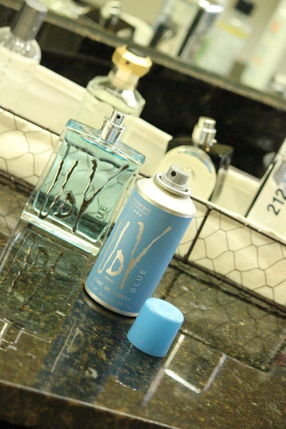 Ulric De Varens Blue Eau De Toilette Spray 100ml Set 2 Pieces 2019366877